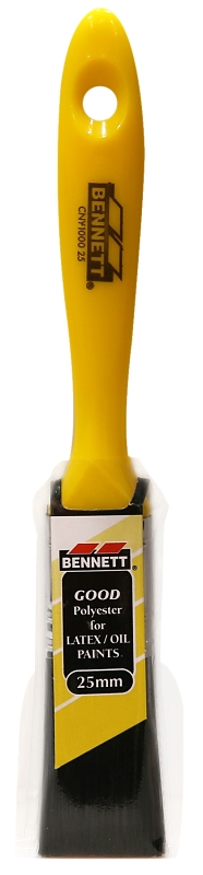 BENNETT CNY 1000 25 Paint Brush, 1 in W, Polyester Bristle