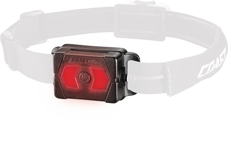 Coast RL10 30898 Rear Loaded Headlamp, AAA Battery, Alkaline Battery, LED Lamp, 560 Lumens High, 55 Lumens Low