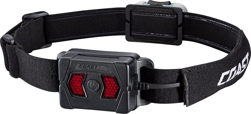 Coast RL10 30898 Rear Loaded Headlamp, AAA Battery, Alkaline Battery, LED Lamp, 560 Lumens High, 55 Lumens Low