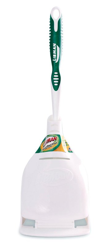 Libman 40 Bowl Brush, 1 in L Trim, PET Bristle, Polypropylene Holder, White Holder