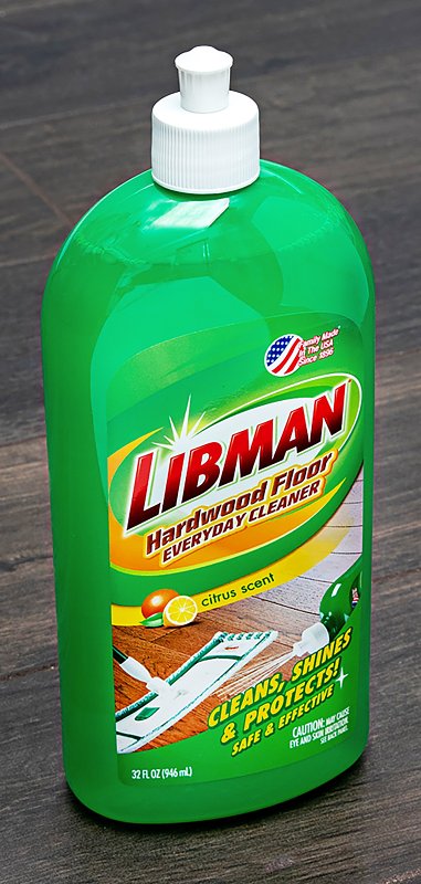 Libman 2065 Floor Cleaner, 32 oz, Bottle, Liquid, Citrus, Clear
