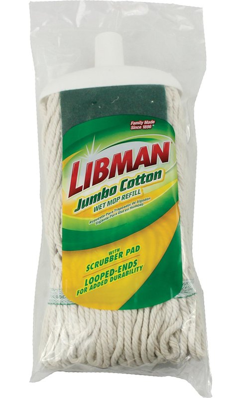 Libman 130 Mop Refill, Cotton