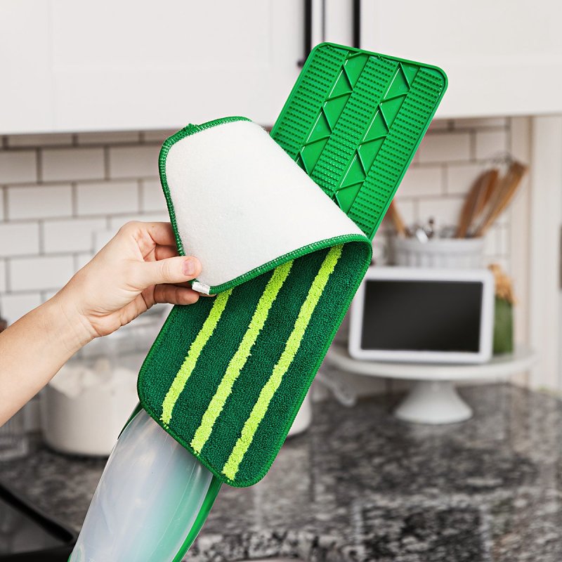 Libman Freedom Series 4003 Mop Head Pad, Microfiber, Green