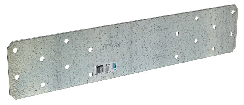Simpson Strong-Tie HRS HRS416Z Strap Tie, 16 in L, 3-1/4 in W, Steel, ZMAX, Fastening Method: Screw