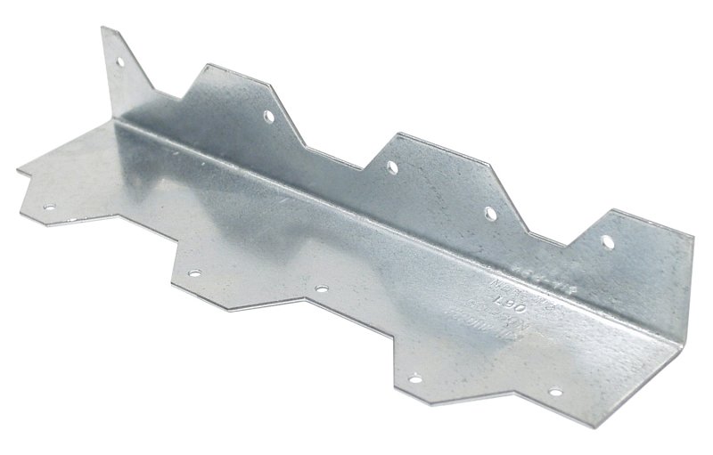 Simpson Strong-Tie L L90 Reinforcing Angle, 9 in H, Steel, Galvanized/Zinc