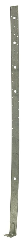 Simpson Strong-Tie PA PA51Z Purlin Anchor and Strap Tie Holdown, 51 in L, 2-1/16 in W, Steel, ZMAX