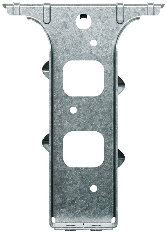 Simpson Strong-Tie PF PF26B Post Frame Hanger, 5-3/8 in H, 1-1/4 in D, 1-9/16 in W, 2 x 6 in, Steel