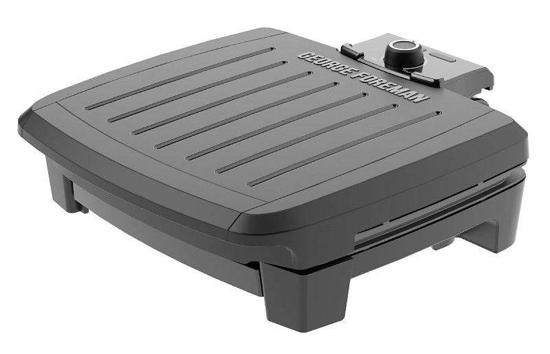 George Foreman Submersible Series GRECV075B Indoor Grill, Black