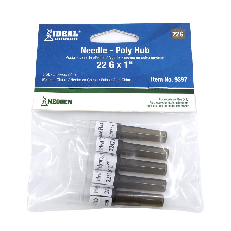 Neogen 9397 Needle, 22 ga, 1 in L