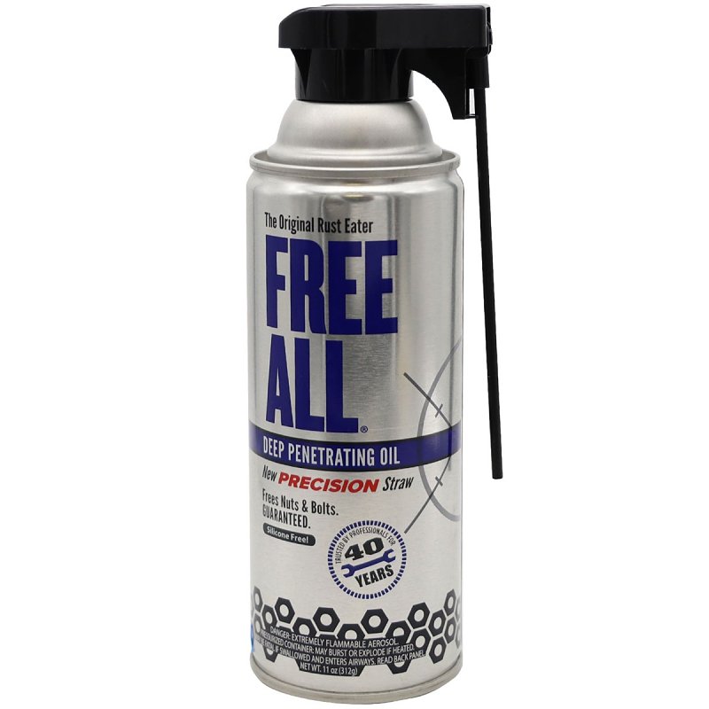 Free All RE12-RS Deep Penetrating Oil, Clear Mist, 11 oz Aerosol Can