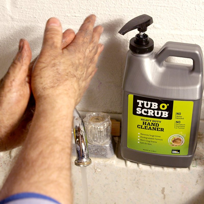 Tub O'Scrub TS64 Hand Cleaner, Liquid, White, Mild Citrus, 0.5 gal Bottle