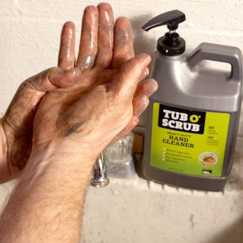 Tub O'Scrub TS64 Hand Cleaner, Liquid, White, Mild Citrus, 0.5 gal Bottle
