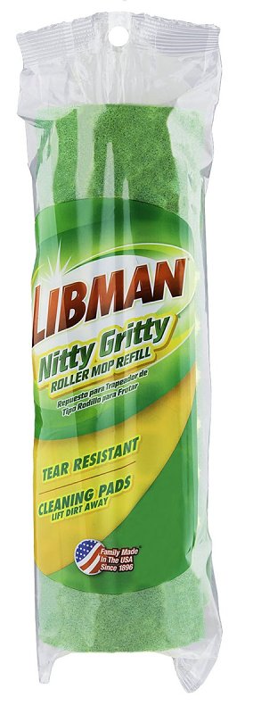 Libman Nitty Gritty Series 2011 Mop Refill, Synthetic