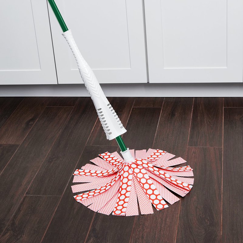Libman Wonder Series 2000 Mop, 62 in L, Microfiber Mop Head, Steel Handle