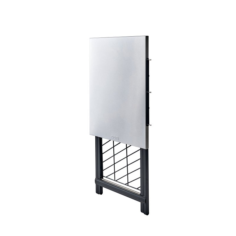 Ooni UU-P1F400 Grill Folding Table, 110 lb, 22.64 in OAL, 27.56 in OAW, 35.43 in OAH, Carbon Steel/Stainless Steel