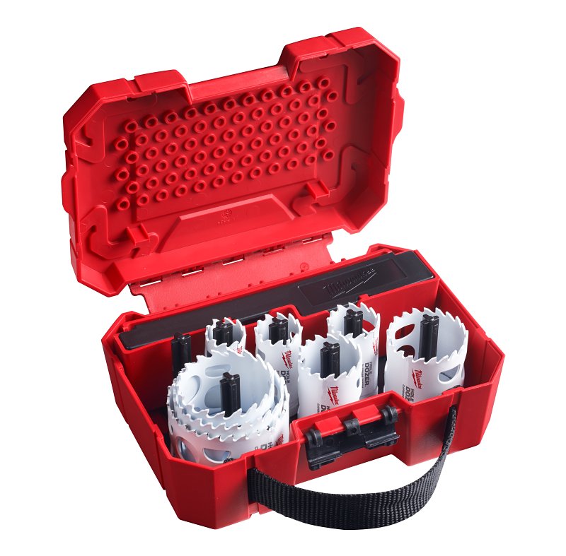 Milwaukee Hole Dozer 49-22-3090 Teeth Hole Saw Kit, 12-Piece, Carbide