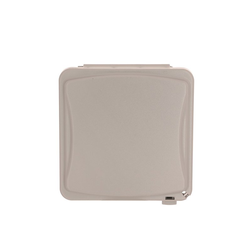 TayMac MM1410G Weatherproof Flip Cover, 3.1 in L, 4.08 in W, 2-Gang, Polycarbonate, Gray