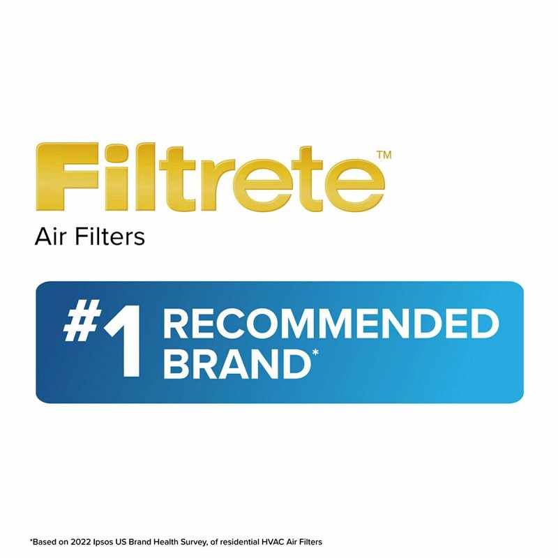 Filtrete 724-4 Pleated Air Filter, 30 in L, 14 in W, 8 MERV, 700 MPR, Fiberglass Frame