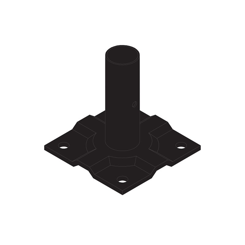 SURF MOUNT BRACKET 3X3IN PLATE