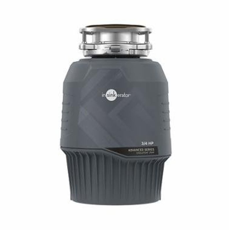 InSinkErator Evolution Series 80021-ISE Garbage Disposal, 3/4 hp Motor, 120 V, Steel, Gray