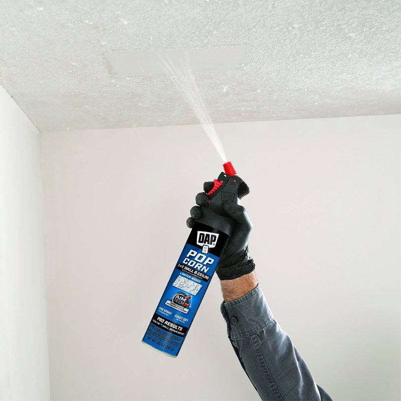 DAP 7079850025 2-in-1 Wall and Ceiling Spray, White, 20 oz, Can