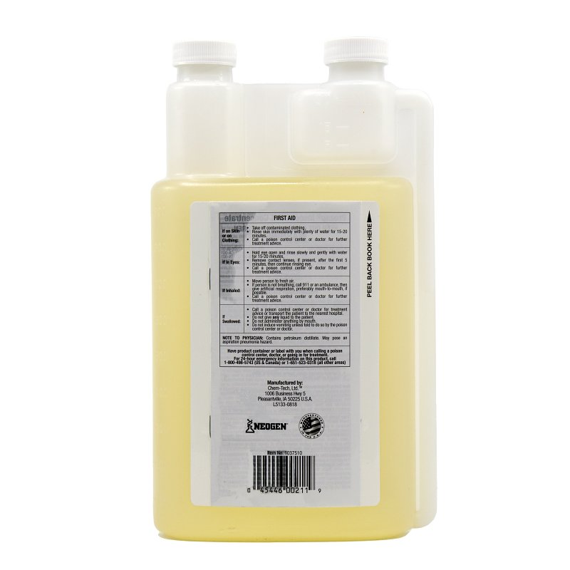 Neogen 1037510 Insecticide, Liquid, Yellow, 32 oz, Bottle