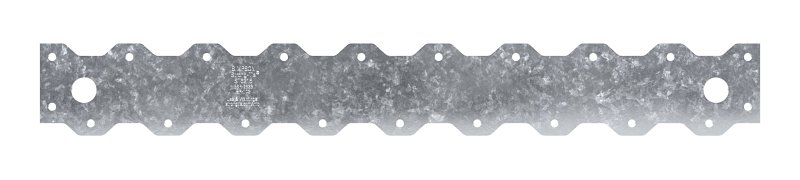 Simpson Strong-Tie ST Series ST6215 Strap Tie, 16-5/16 in L x 2-1/16 in W Dimensions, 16 ga, Steel, Galvanized/Zinc