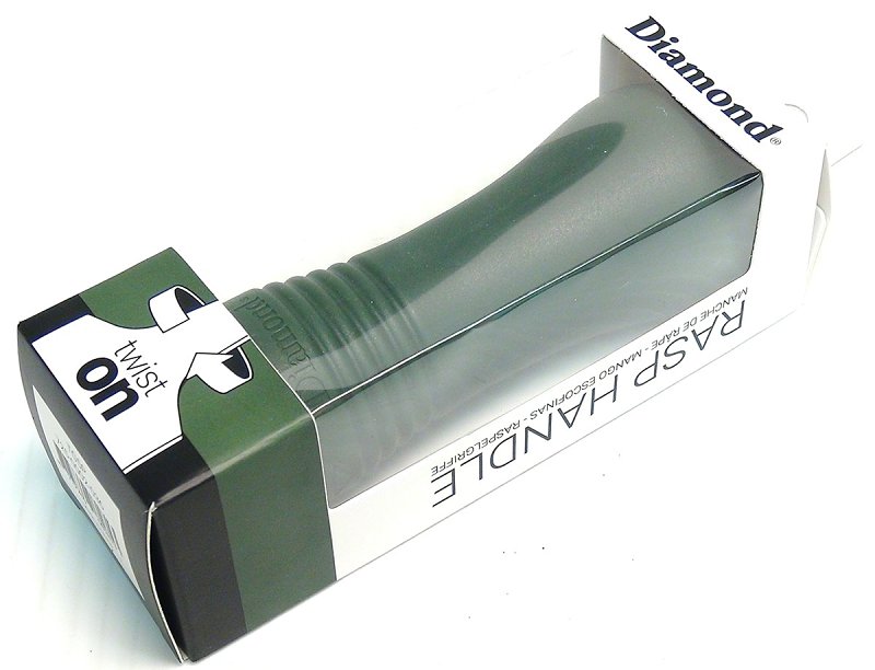 Diamond Farrier TG5P Rasp Handle, 2 in Dia, 6 in L, Polyurethane, For: HR14N Diamond Rasp