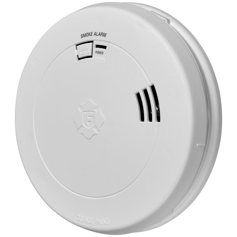 First Alert 1046755 Smoke Alarm with Voice Alerts, Photoelectric Sensor, Alarm: Voice, White