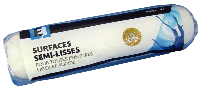 Nour 2410PP Lint-Free Roller Refill, 10 mm Thick Nap, 240 mm L, Nylon/Polyester Cover