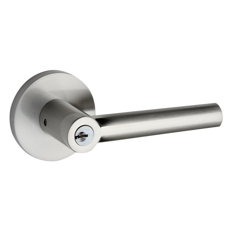 Taymor Professional Cross Flow 34-FV009064SN Entry Square Rose Leverset, Lever Handle, Satin Nickel, Metal, 3 Grade