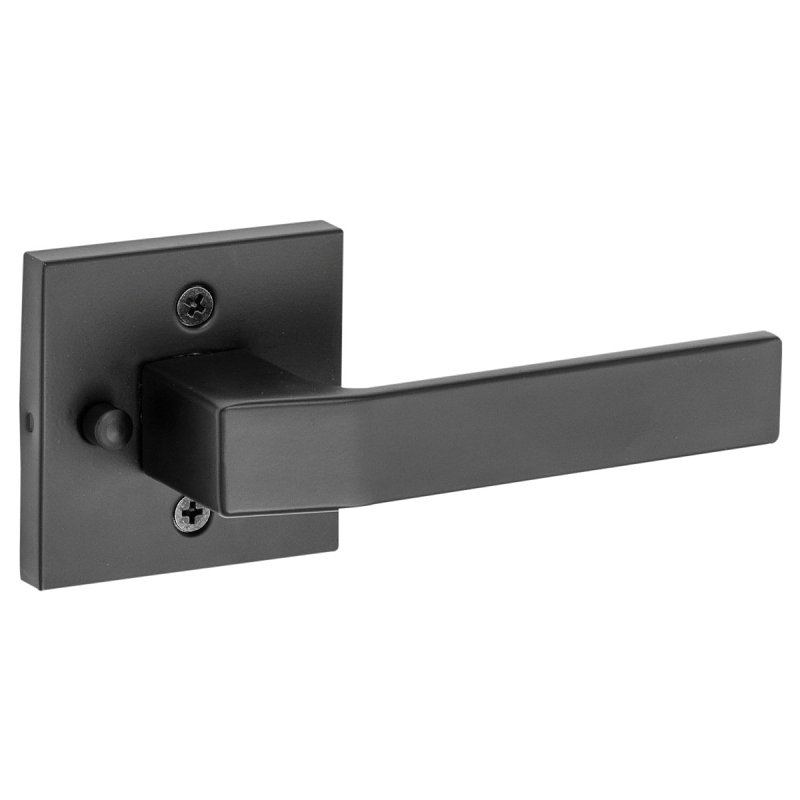 Taymor Professional Ramp Up 34-FV009324BLK Privacy Square Rose Leverset, Lever Handle, Matte Black, Metal