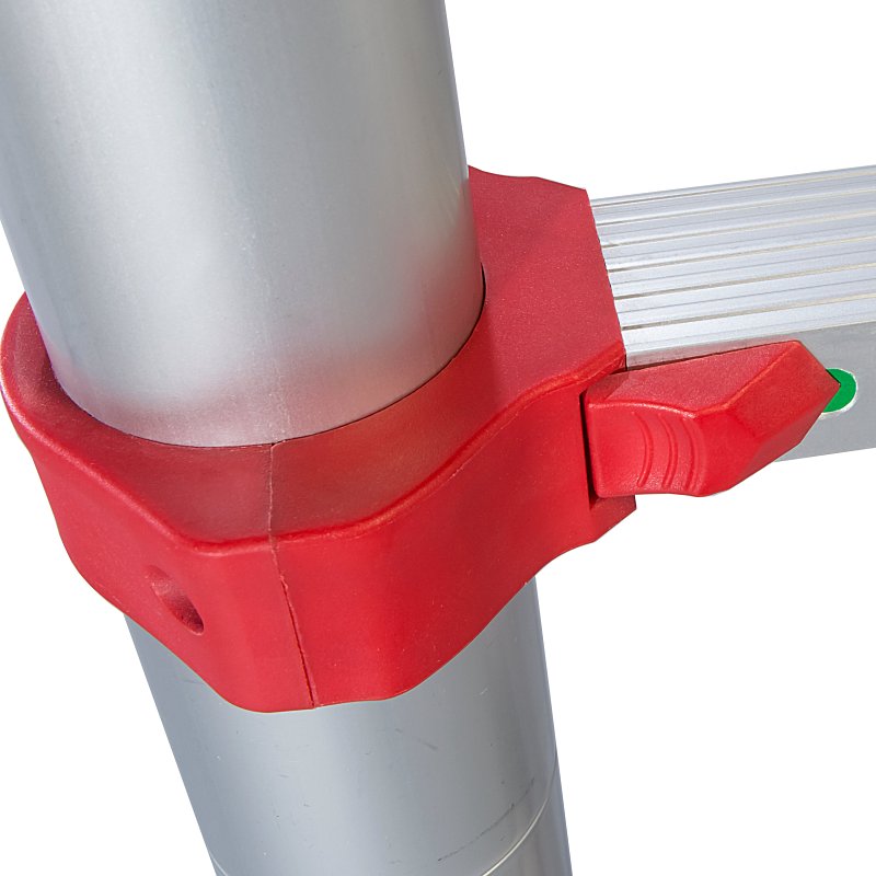 Xtend+Climb Home Series 760P Telescoping Ladder, 14-1/2 ft Max Reach H, 11-Step, 250 lb, 1-1/2 in D Step, Aluminum