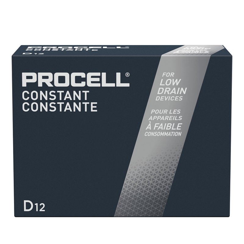 Procell PC1300 Battery, 1.5 V Battery, 14 mAh, D Battery, Alkaline, Manganese Dioxide, Rechargeable: No