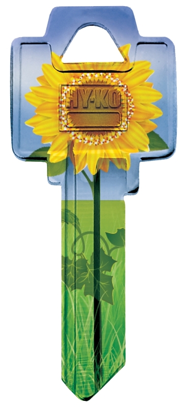 Hy-Ko 16010WR5-17 Key Blank, Sunflower, For: Weiser Locks, WR5-17 Key Number