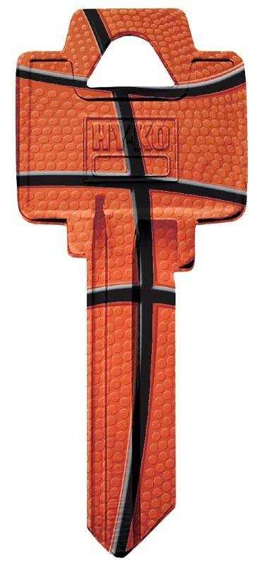 Hy-Ko 16010WR5-27 Key Blank, Basketball, For: Weiser Locks, WR5-27 Key Number