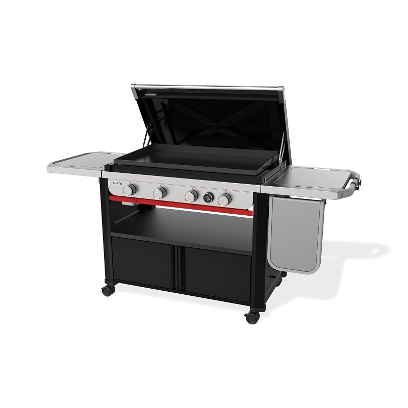 Weber 1500216 Griddle Grill, Liquid Propane, 4-Burner, Black