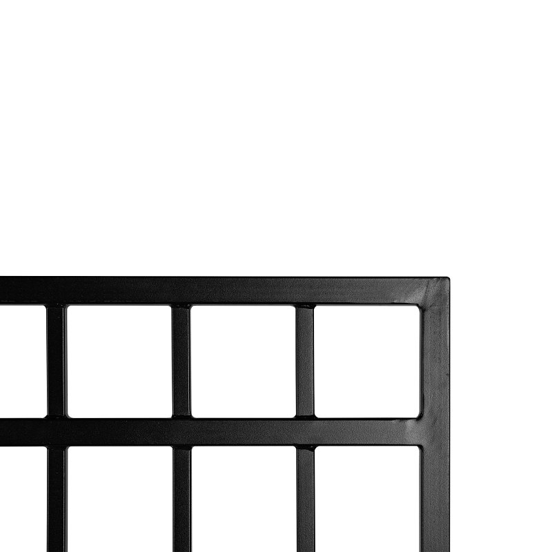 Nuvo Iron Legacy CGRTB4560 Coral Fence Gate, 45 in W Gate, 60 in H Gate, Iron Frame