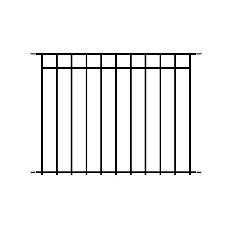 Nuvo Iron CPQF2 Coral Fence Panel, 34 in H