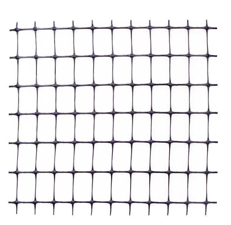 Tenax 60041909 Multi-Purpose Net Roll, 50 ft L, 2 ft H, 0.75 x 0.1 in Mesh, Polypropylene, Black