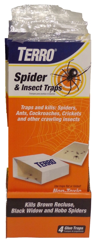 Terro T3206CAN Spider and Insect Trap, Liquid, Light Yellow