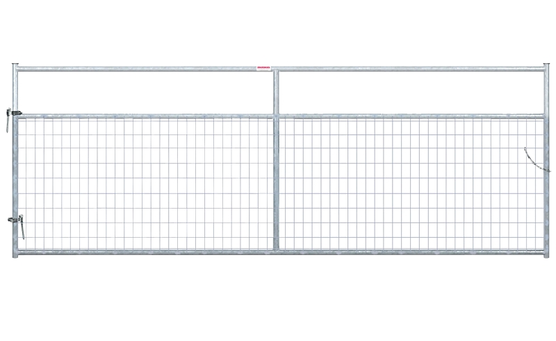 Behlen Country 40183128/40132127 Wire-Filled Gate, 12 ft W Gate, 50 in H Gate, 6 ga Mesh Wire, 2 x 4 in Mesh