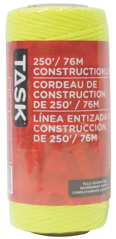 Task T27116 Construction Line, 250 ft L Line, Fluorescent Yellow Line