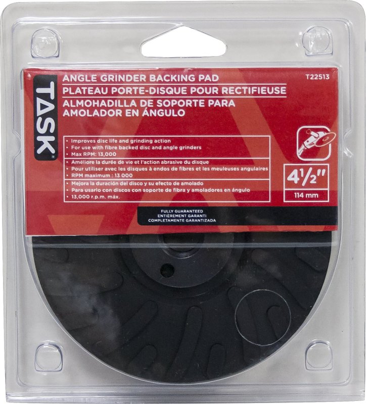 Task T22513 Poly Backing Pad, 4-1/2 in Dia