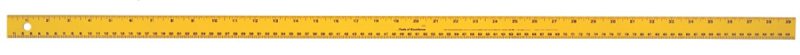 Task T58100 Yardstick, SAE, Metric Graduation, Aluminum, Black/Yellow