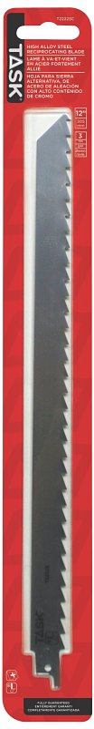 Task T22223C Reciprocating Blade, 12 in L, 8/10 TPI