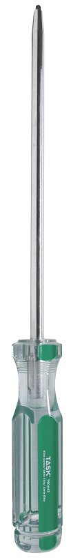 Task T50443 Screwdriver, #1 Drive, Robertson Drive, 8 in L Shank, Cellulose-Acetate Handle