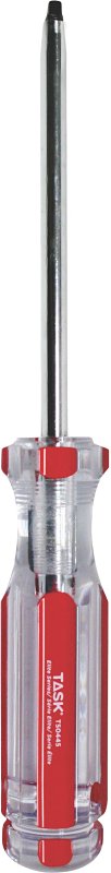 Task Elite Series T50445 Screwdriver, #2 Drive, Robertson Drive, 5 in L Shank, Acetate Handle, Hard-Grip Handle