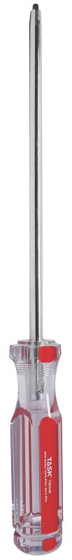 Task Elite Series T50446 Screwdriver, #2 Drive, Robertson Drive, 8 in L Shank, Acetate Handle, Hard Grip Handle