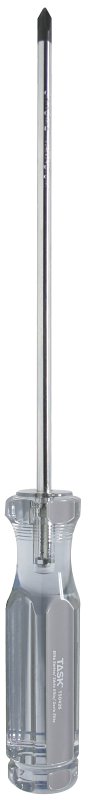 Task Elite Series T50426 Screwdriver, #2 Drive, Phillips Drive, 8 in L Shank, Cellulose-Acetate Handle, Hard Grip Handle